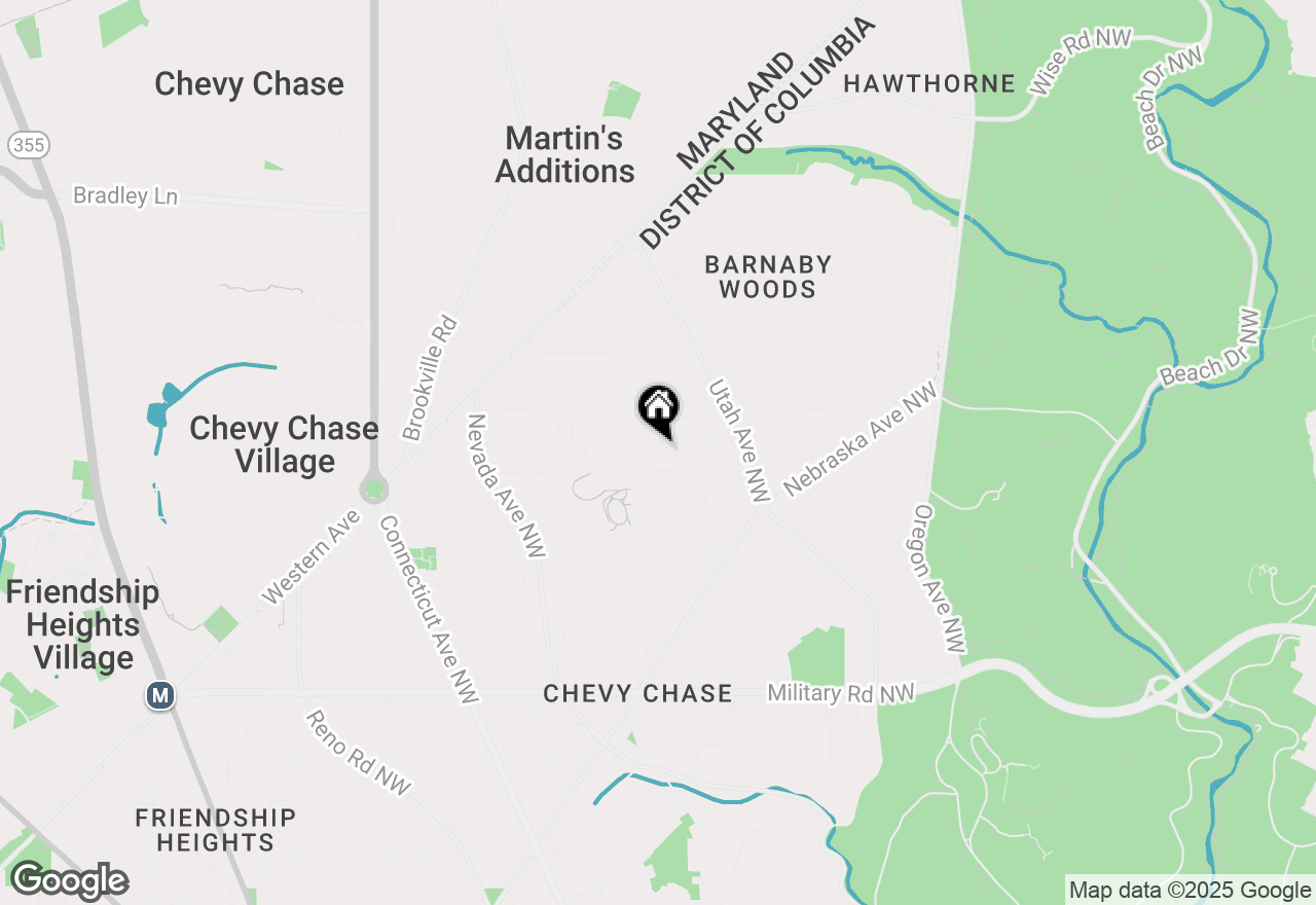 Map of 3235 Quesada Street Nw, Washington, DC 20015