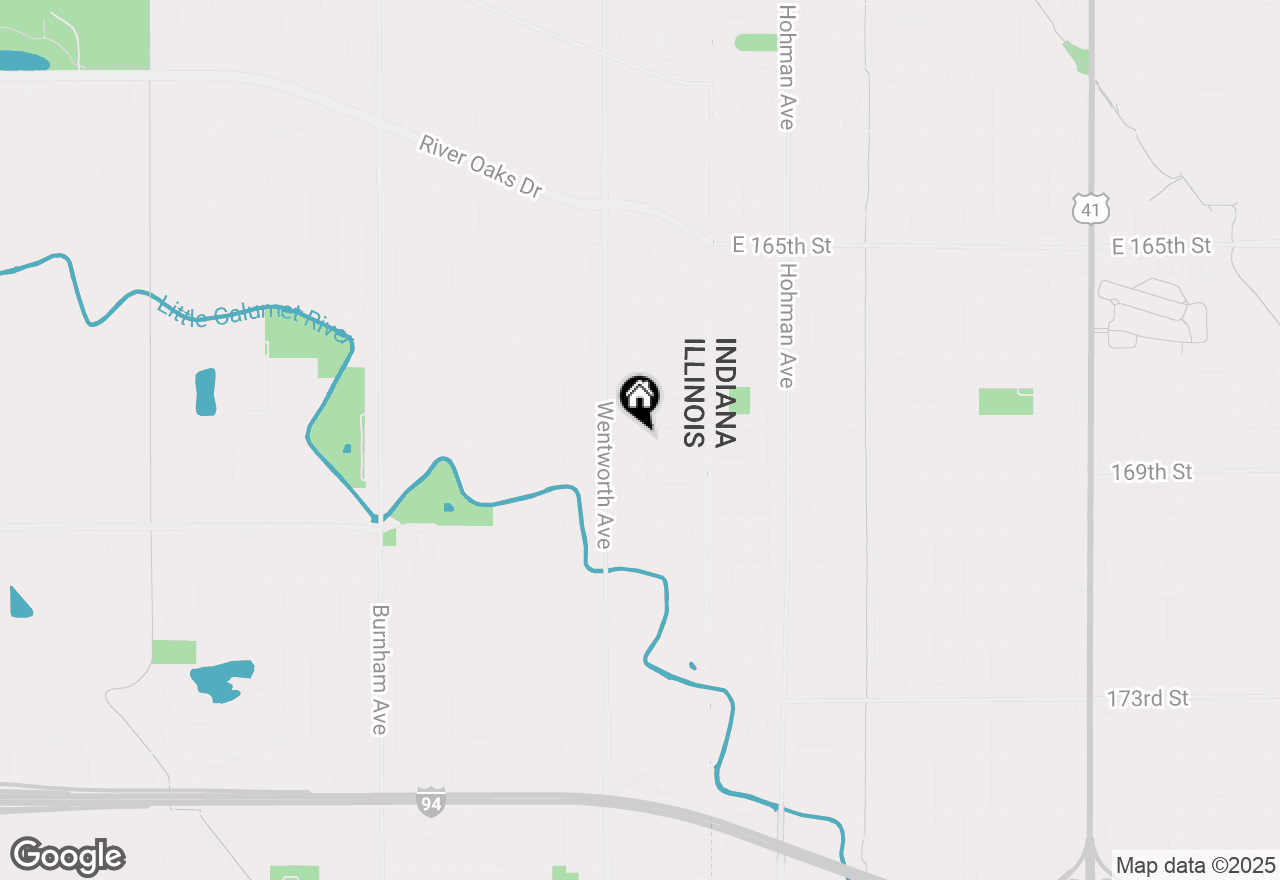 Map of 1521 Kenilworth Drive, Calumet City, IL 60409