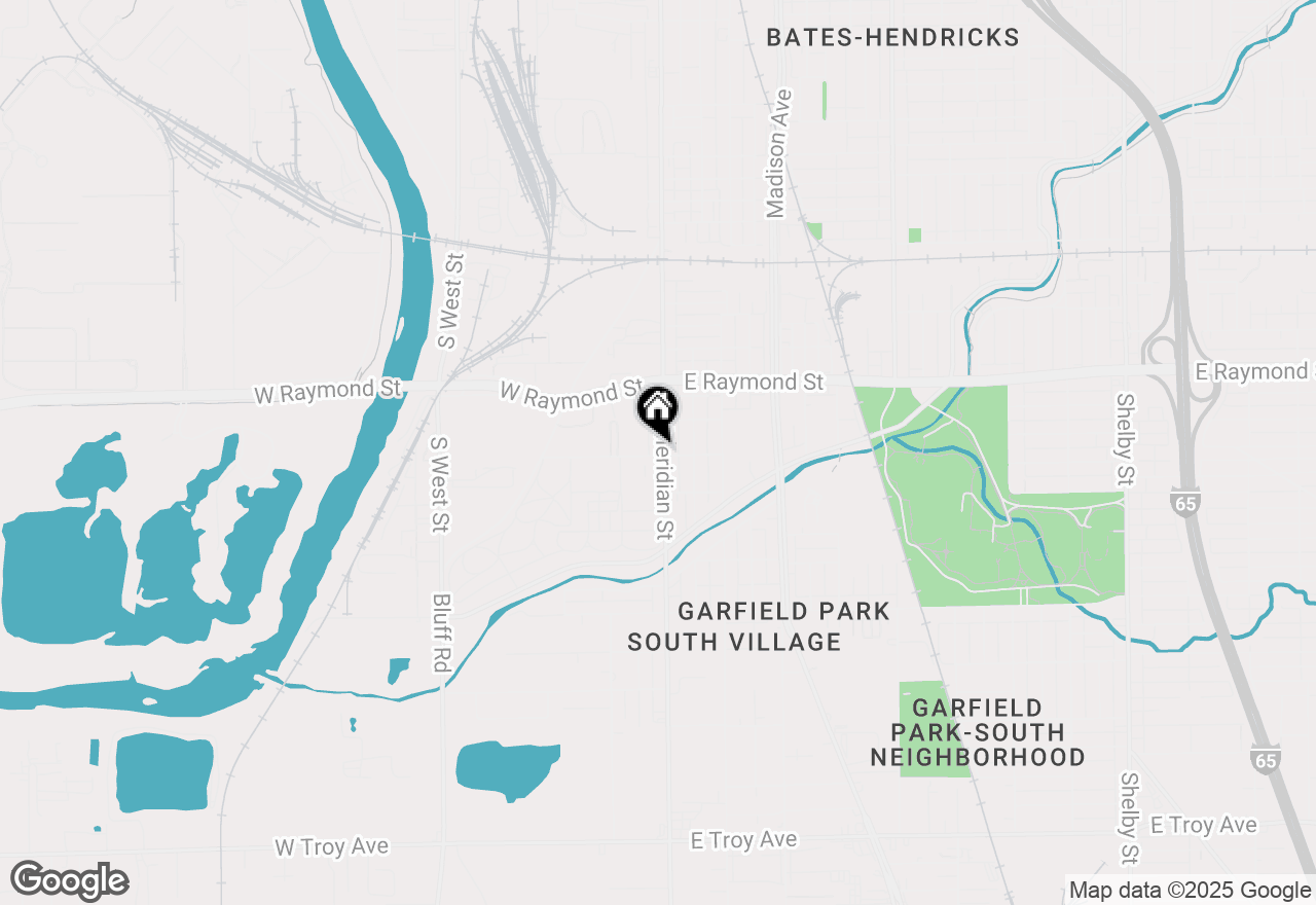 Map of 2280 S Meridian Street, Indianapolis, IN 46225