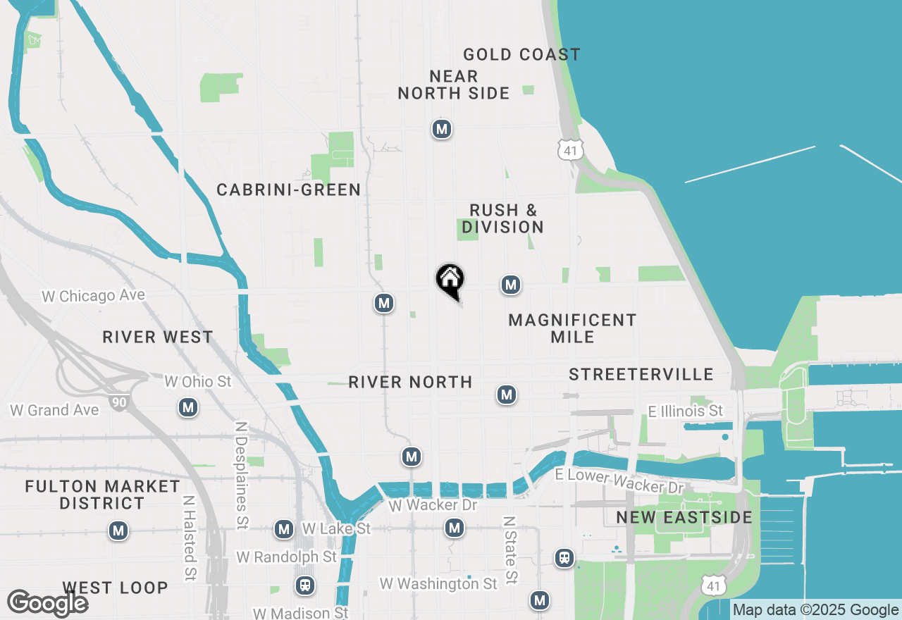 Map of 110 W Superior Street #2200, Chicago, IL 60654