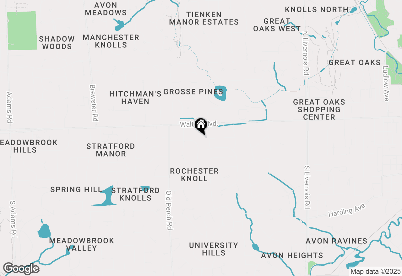 Map of 195 Nesbit Lane, Rochester Hills, MI 48309
