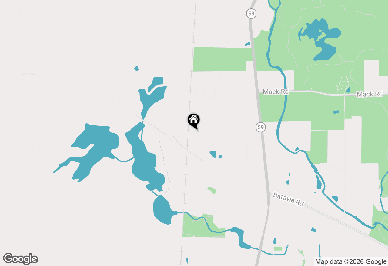 Map of 30W254 Bedford Lane, Warrenville, IL 60555