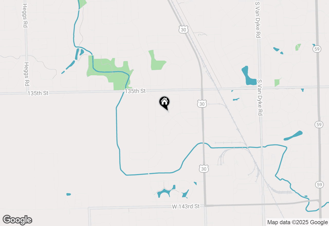 Map of 13636 Savanna Drive, Plainfield, IL 60544