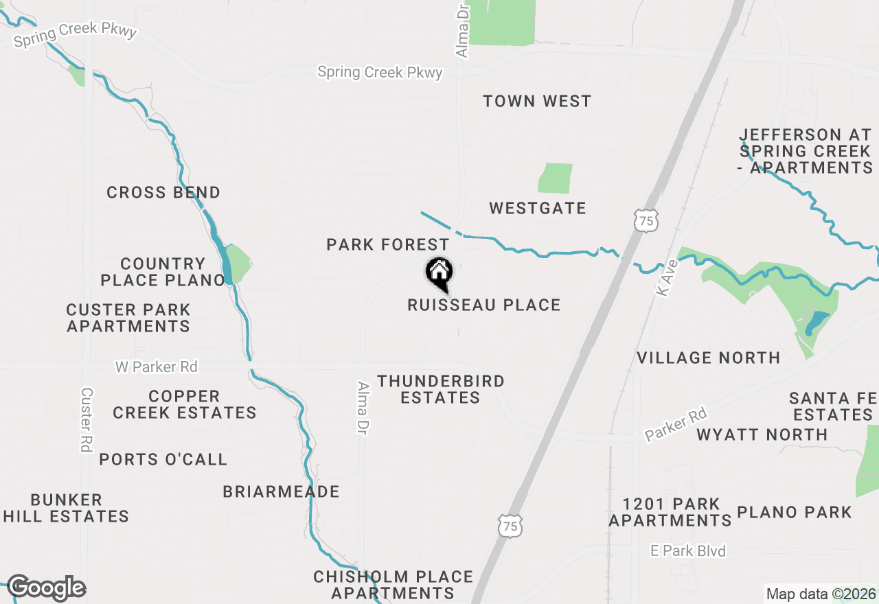 Map of 821 Stone Trail Drive, Plano, TX 75023