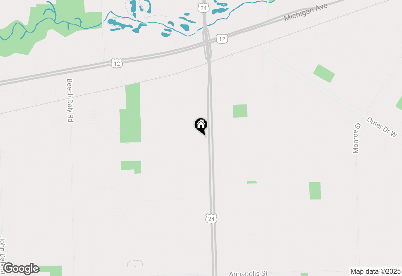 Map of 24100 Chicago Street, Dearborn, MI 48124