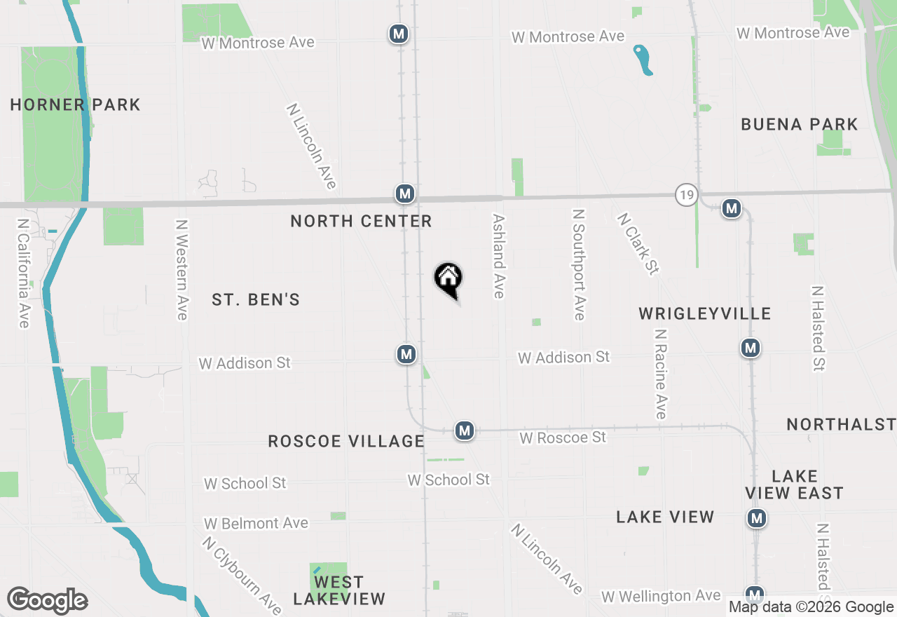 Map of 3717 N Hermitage Avenue, Chicago, IL 60613