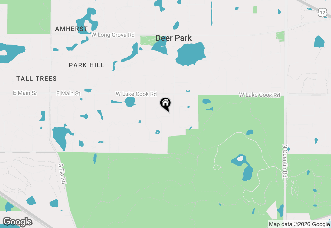 Map of 152 Foxwood Lane, Barrington, IL 60010