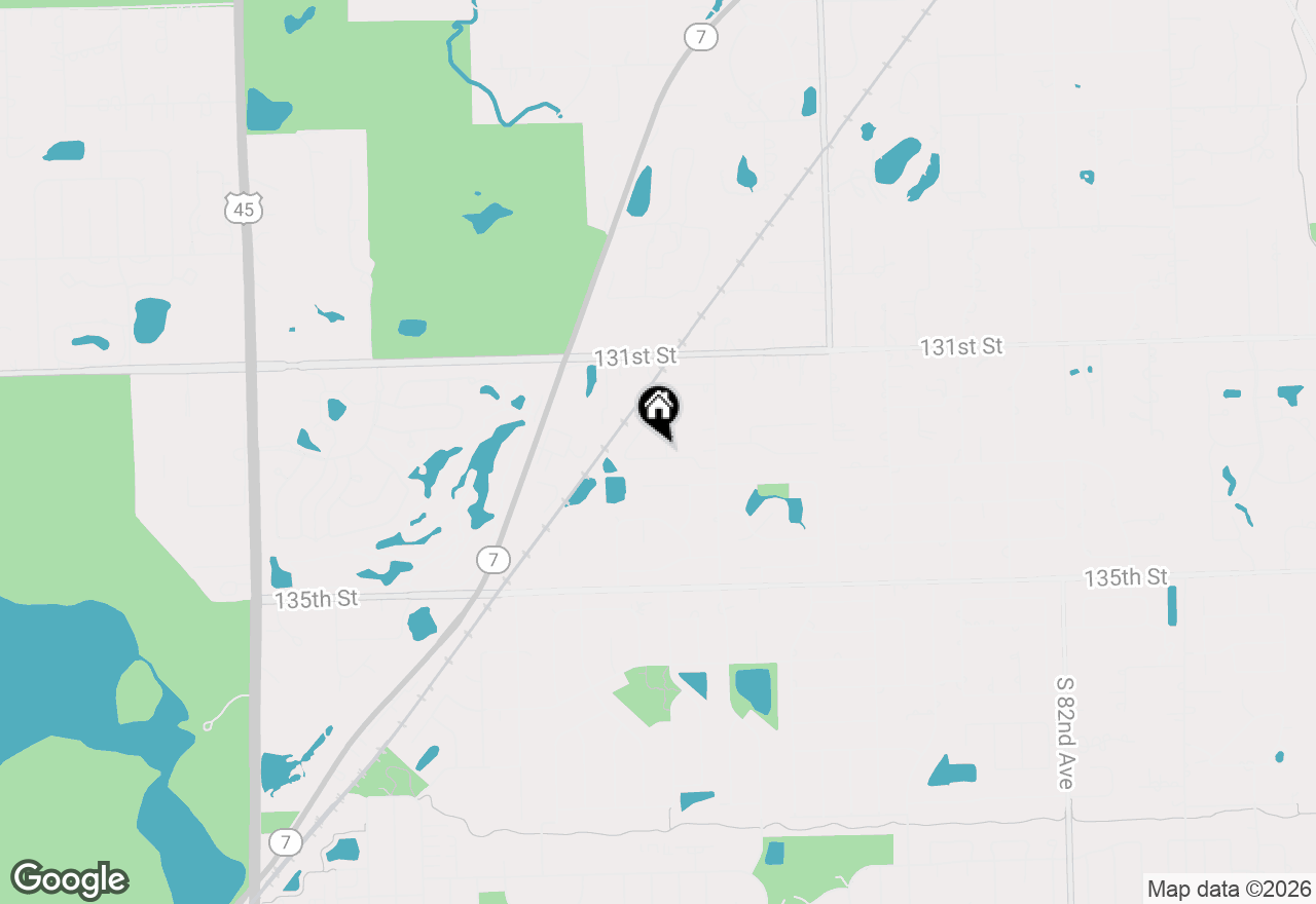 Map of 13250 Jean Creek Drive, Orland Park, IL 60462