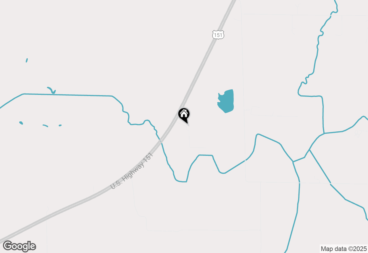 Map of N4491 Us Highway 151 #N4487 US HIGHWAY 151, Oakfield, WI 53065