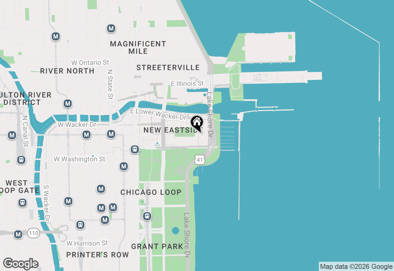 Map of 187 N Westshore Drive, Chicago, IL 60601