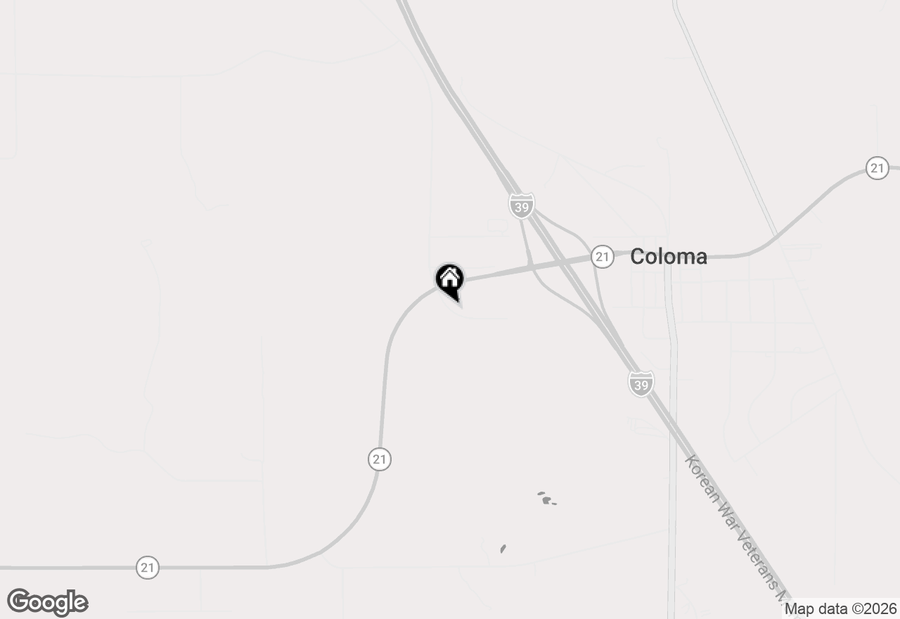 Map of  4th Avenue, Coloma, WI 54930