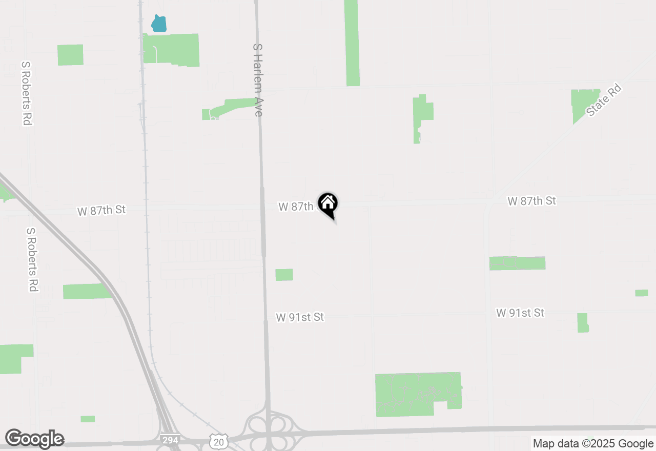 Map of 8727 Sayre Avenue, Oak Lawn, IL 60453