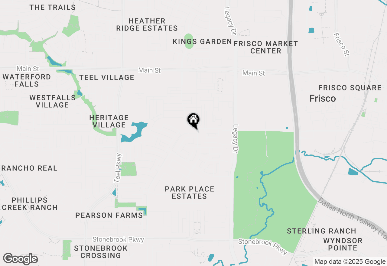 Map of 3949 Cotton Gin Road, Frisco, TX 75034