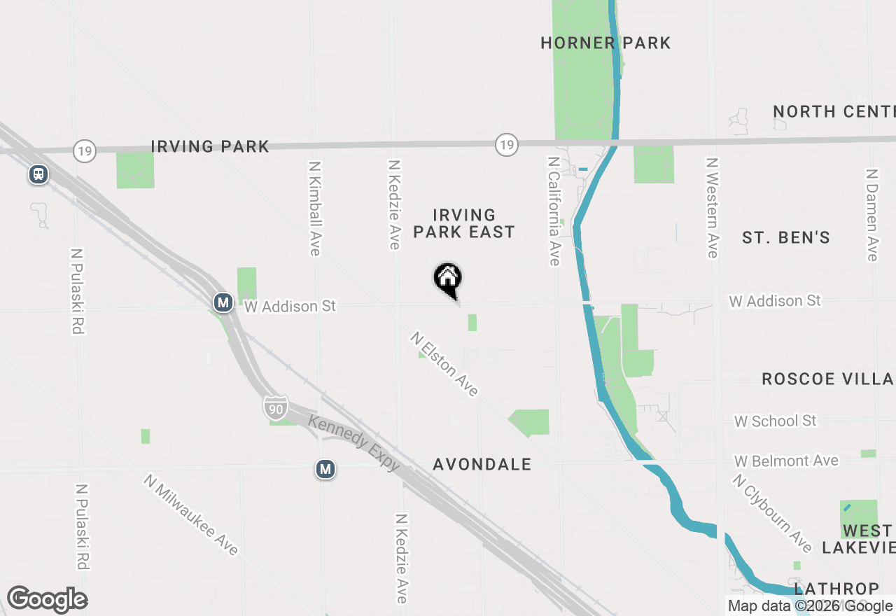 Map of 3045 W Addison Street #1, Chicago, IL 60618