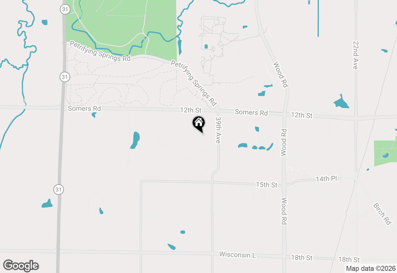 Map of 1311 41st Ave, Kenosha, WI 53144