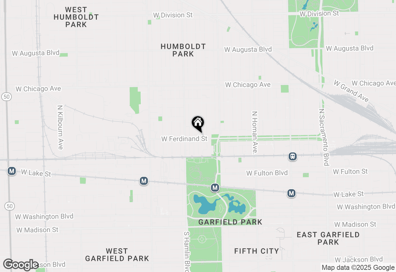 Map of 3714 W Ferdinand Street, Chicago, IL 60624