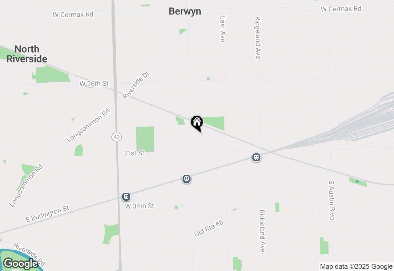 Map of 3002 Euclid Avenue, Berwyn, IL 60402