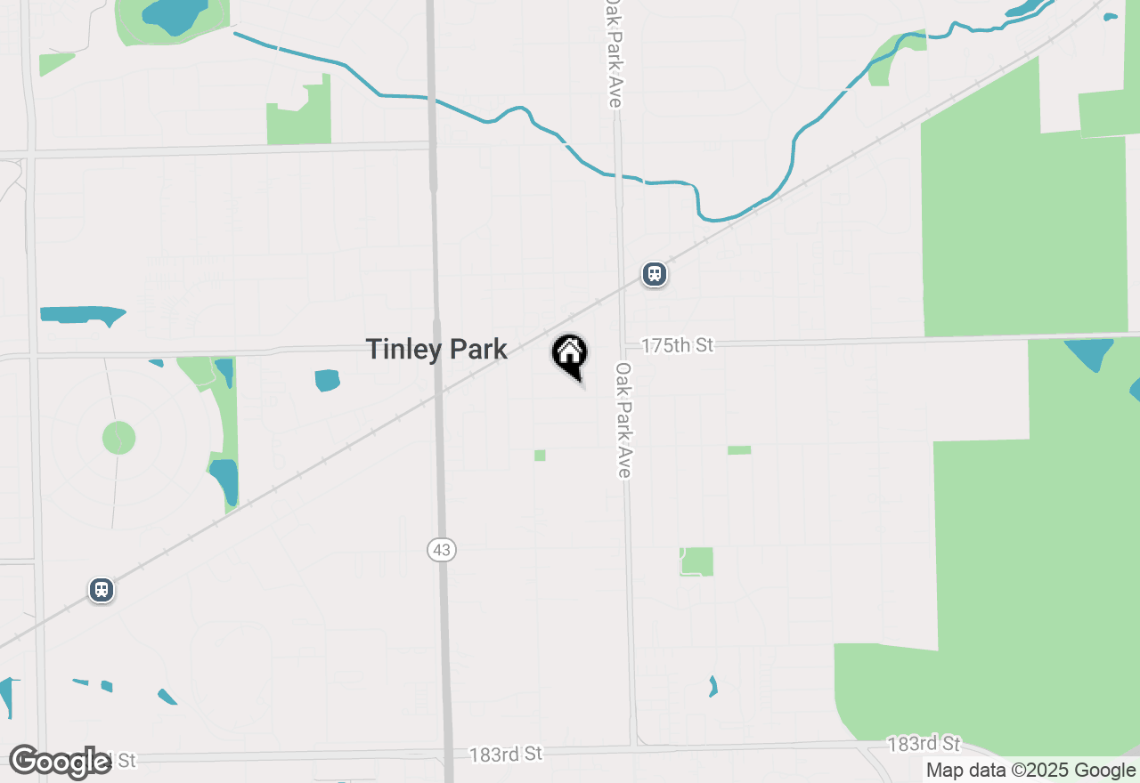 Map of 6870 176th Street, Tinley Park, IL 60477