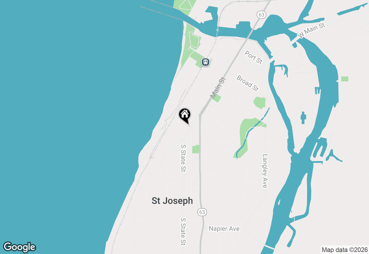 Map of 1213 State Street, St Joseph, MI 49085