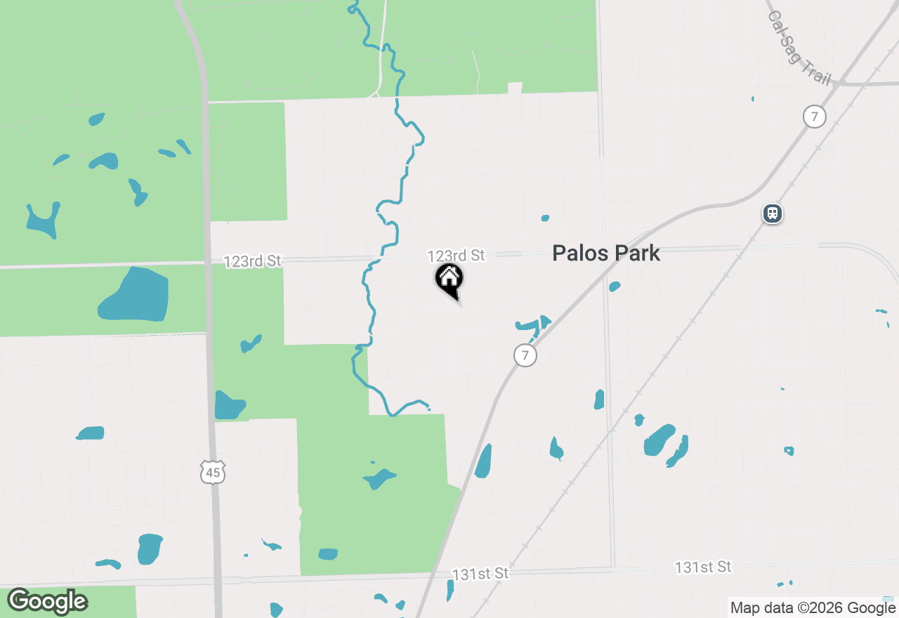 Map of 16961 Forest Glen Drive, Tinley Park, IL 60477