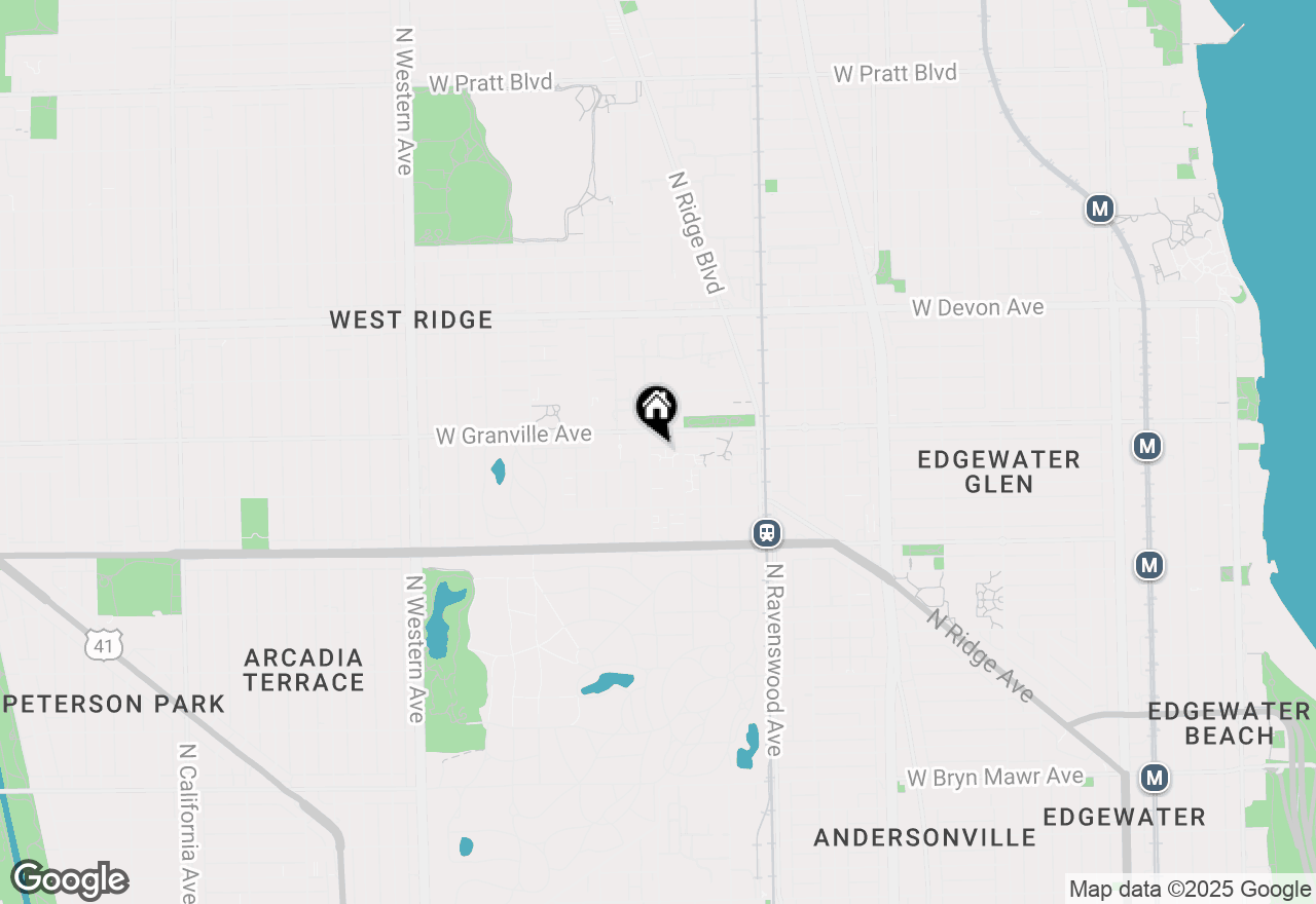 Map of 1956 W Hood Ave #2B, Chicago, IL 60660