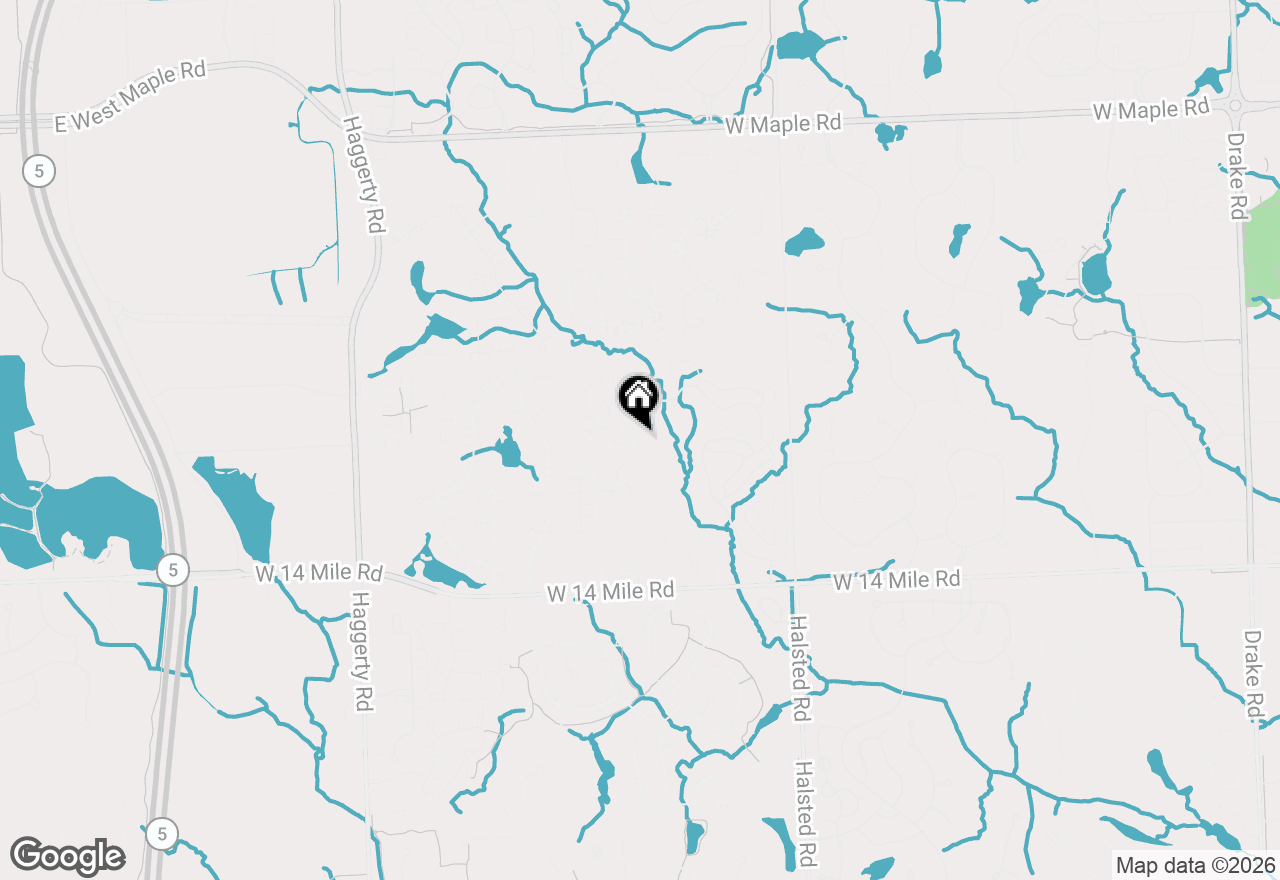 Map of 7184 Westchester Road #125, West Bloomfield, MI 48322
