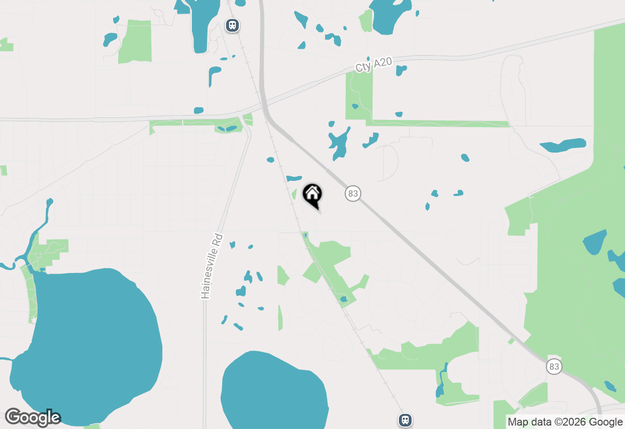 Map of 1333 Regency Lane, Lake Villa, IL 60046