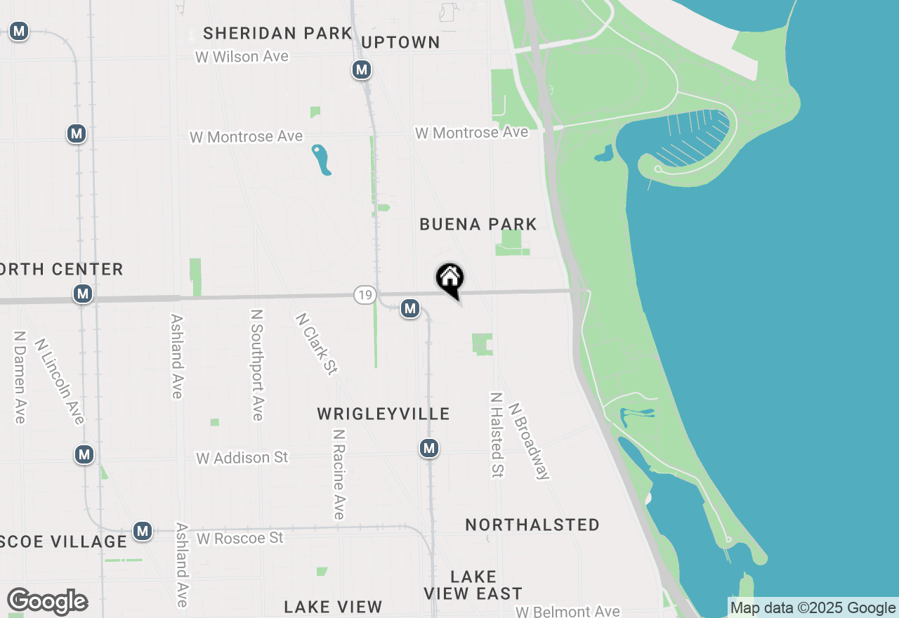 Map of 904 W Dakin Street #202, Chicago, IL 60613