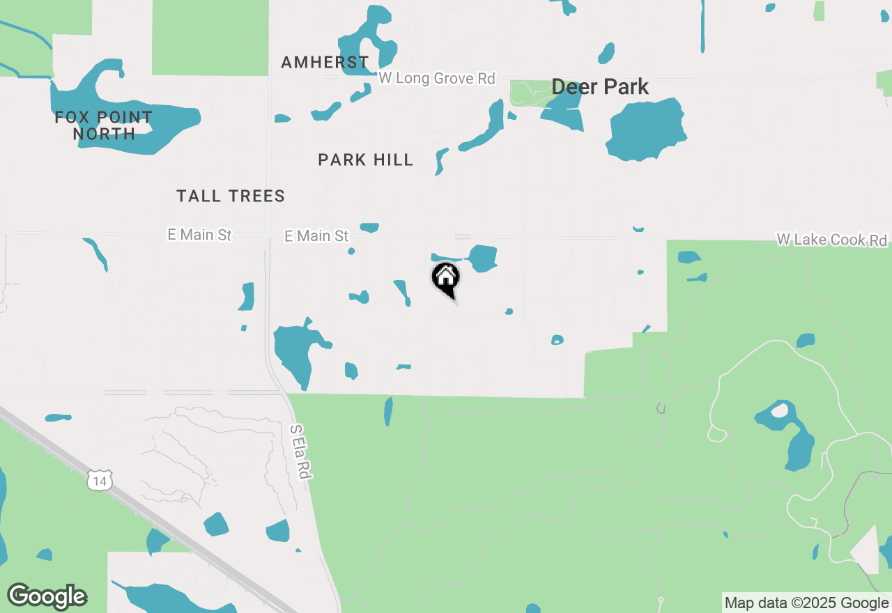 Map of 222 Frances Lane, Barrington, IL 60010