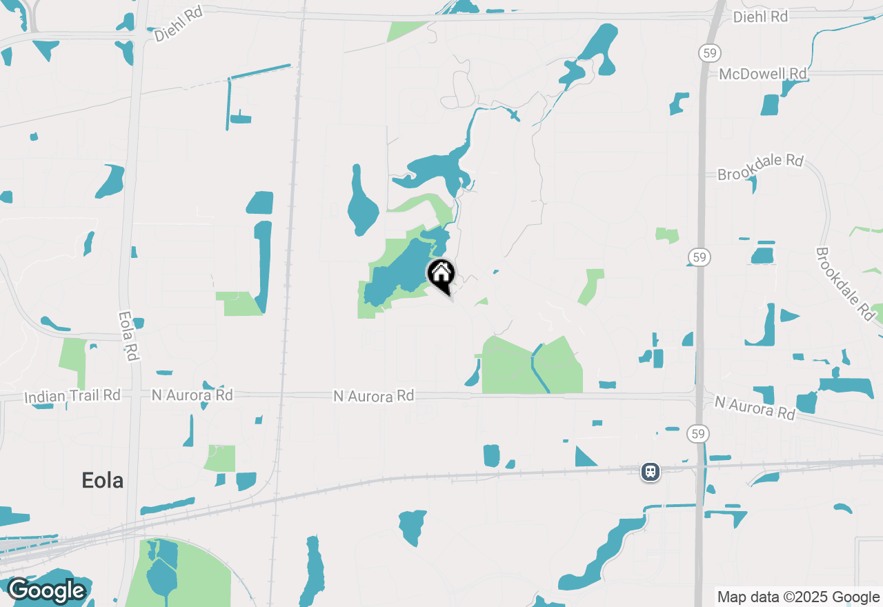 Map of 2439 Oneida Lane, Naperville, IL 60563