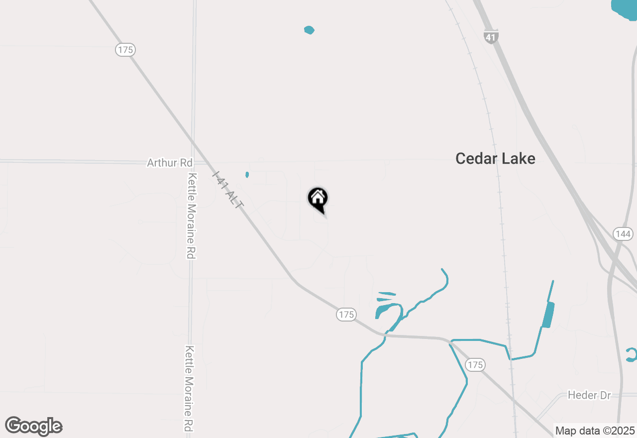 Map of 218 Countryside Dr, Slinger, WI 53086