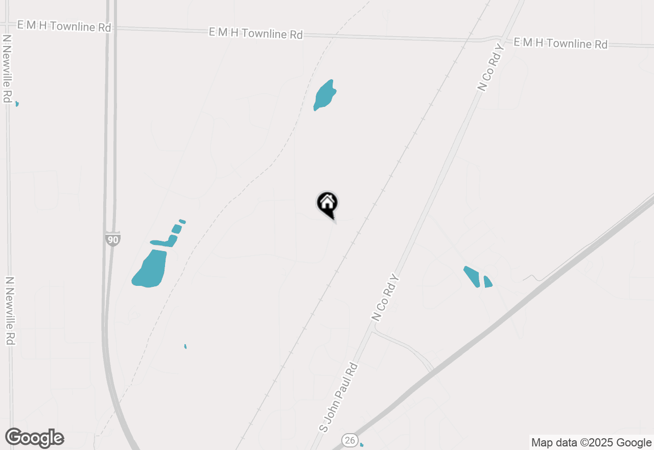 Map of 5237 N Grandeur Drive, Milton, WI 53563