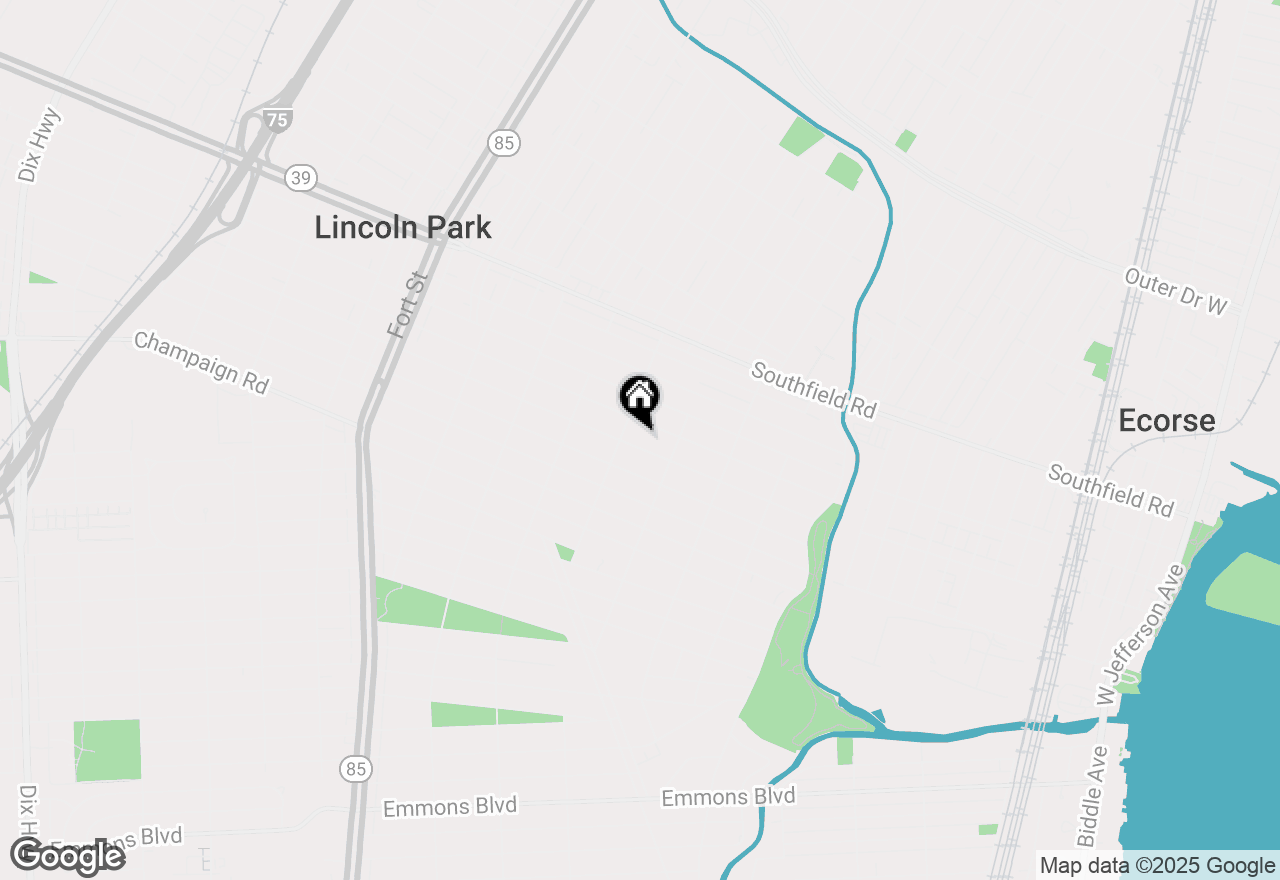 Map of 764 Lincoln Avenue, Lincoln Park, MI 48146