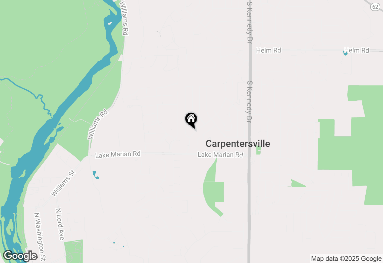 Map of 327 Tulsa Avenue, Carpentersville, IL 60110