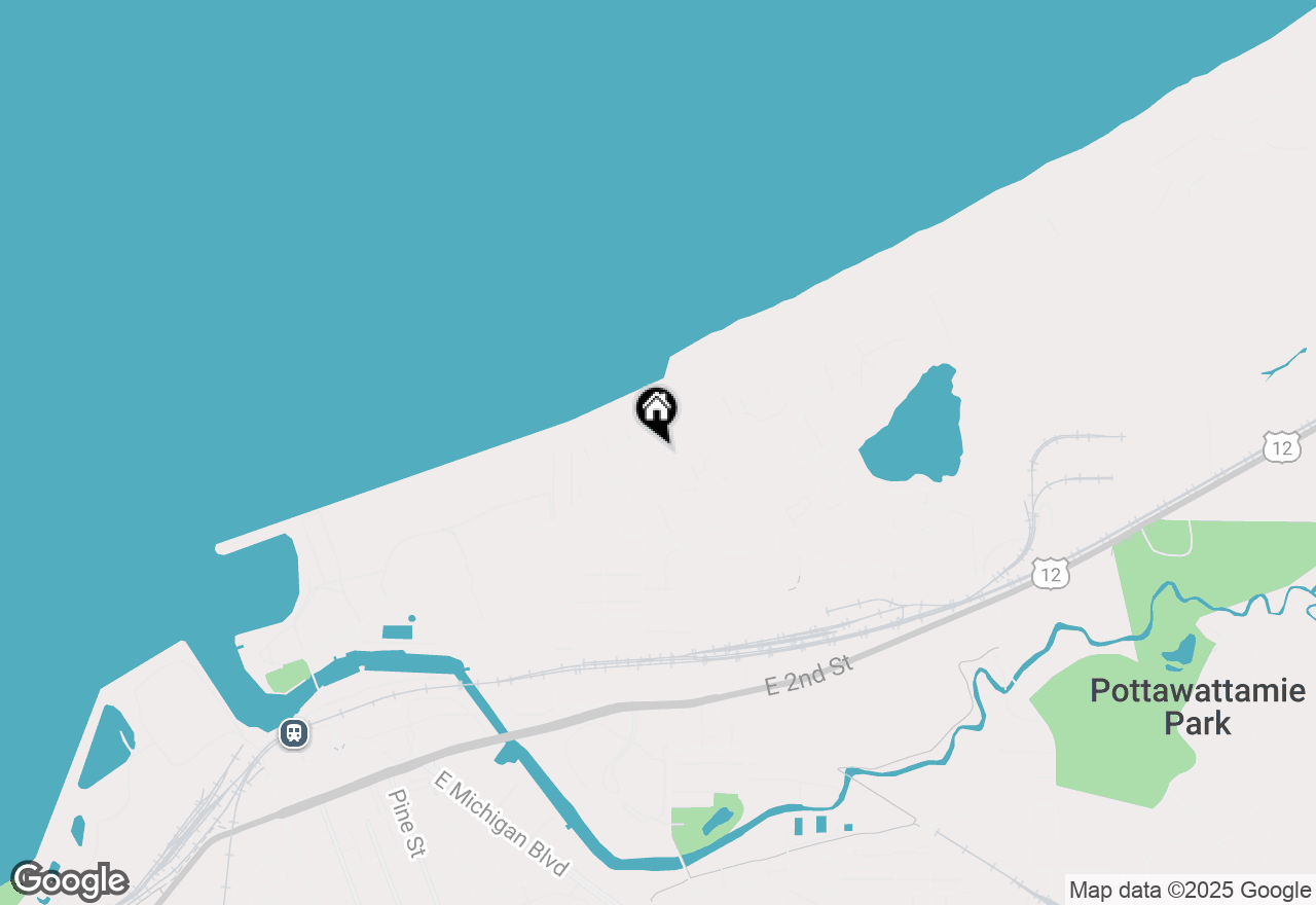 Map of 514 Lake Shore Drive, Michigan City, IN 46360