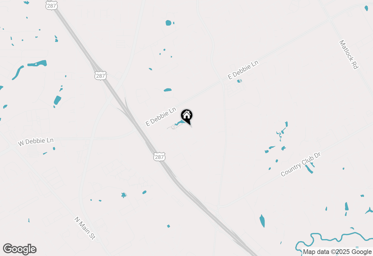 Map of 812 Twin Creek Drive, Mansfield, TX 76063