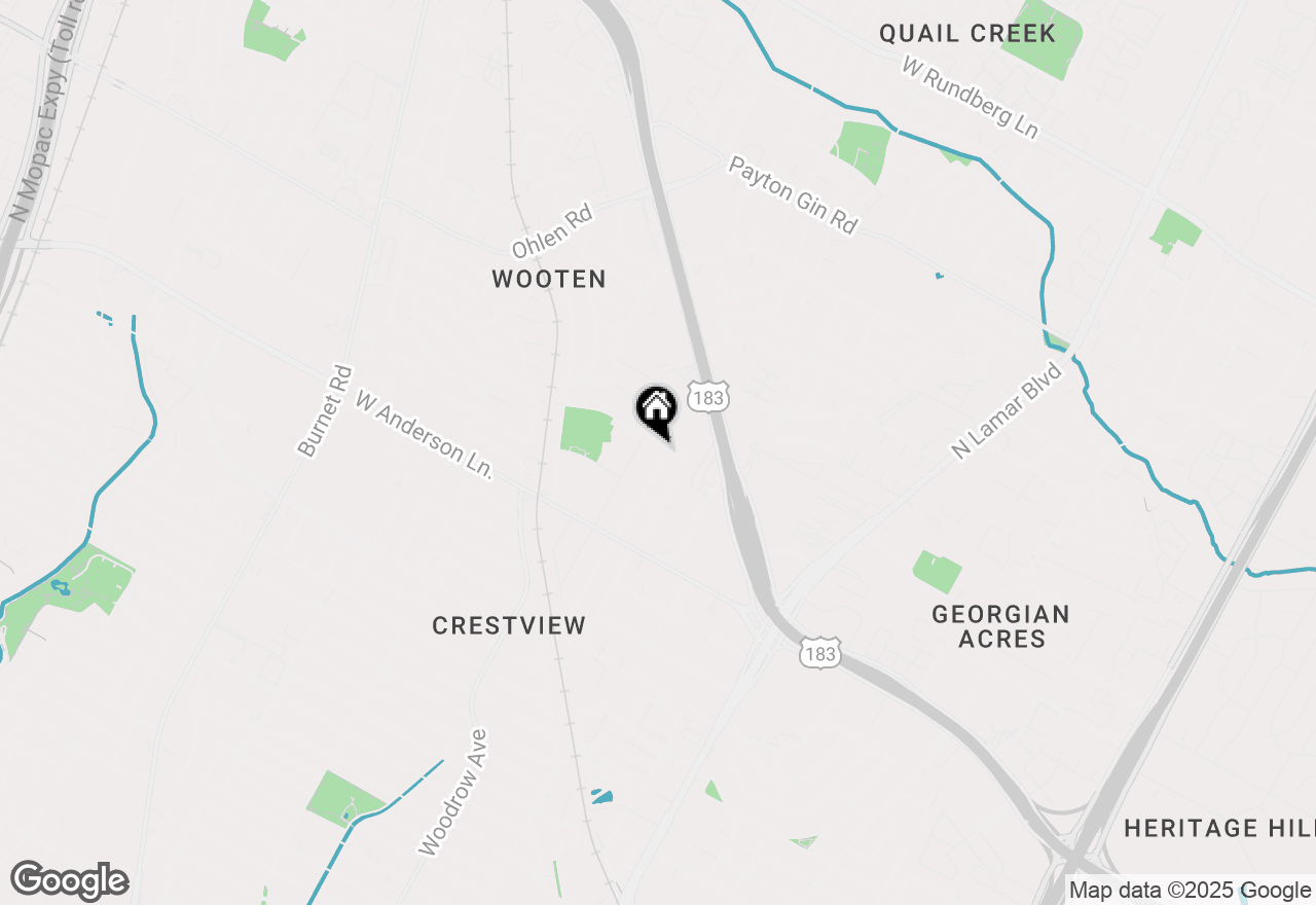 Map of 8014 Tisdale Dr #1, Austin, TX 78757