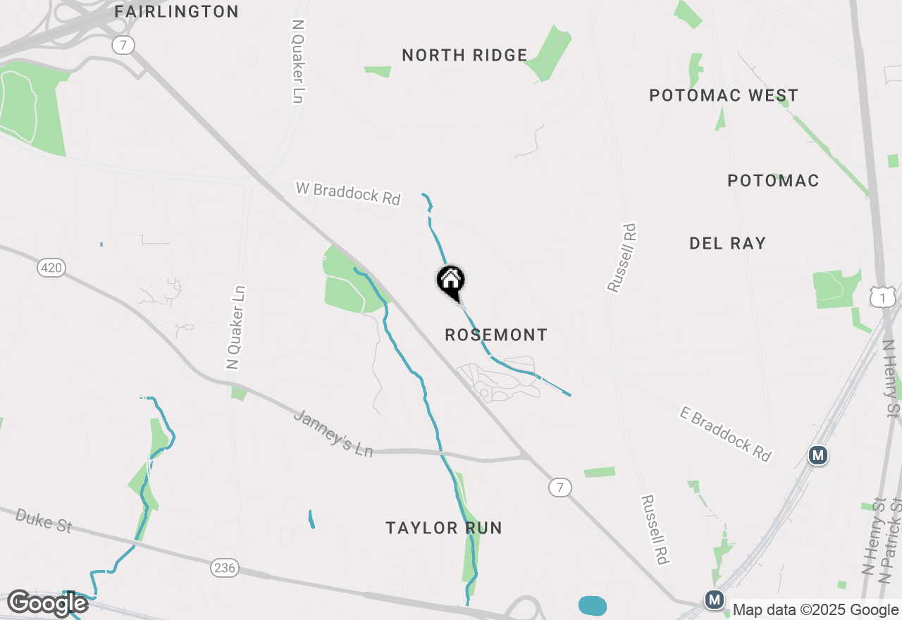 Map of 708 W Timber Branch Parkway, Alexandria, VA 22302