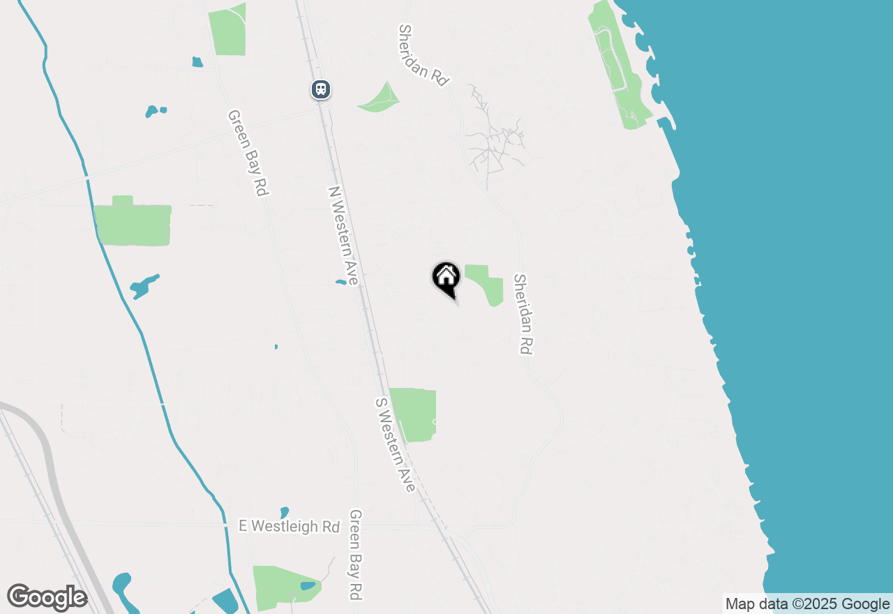 Map of 150 Washington Road, Lake Forest, IL 60045