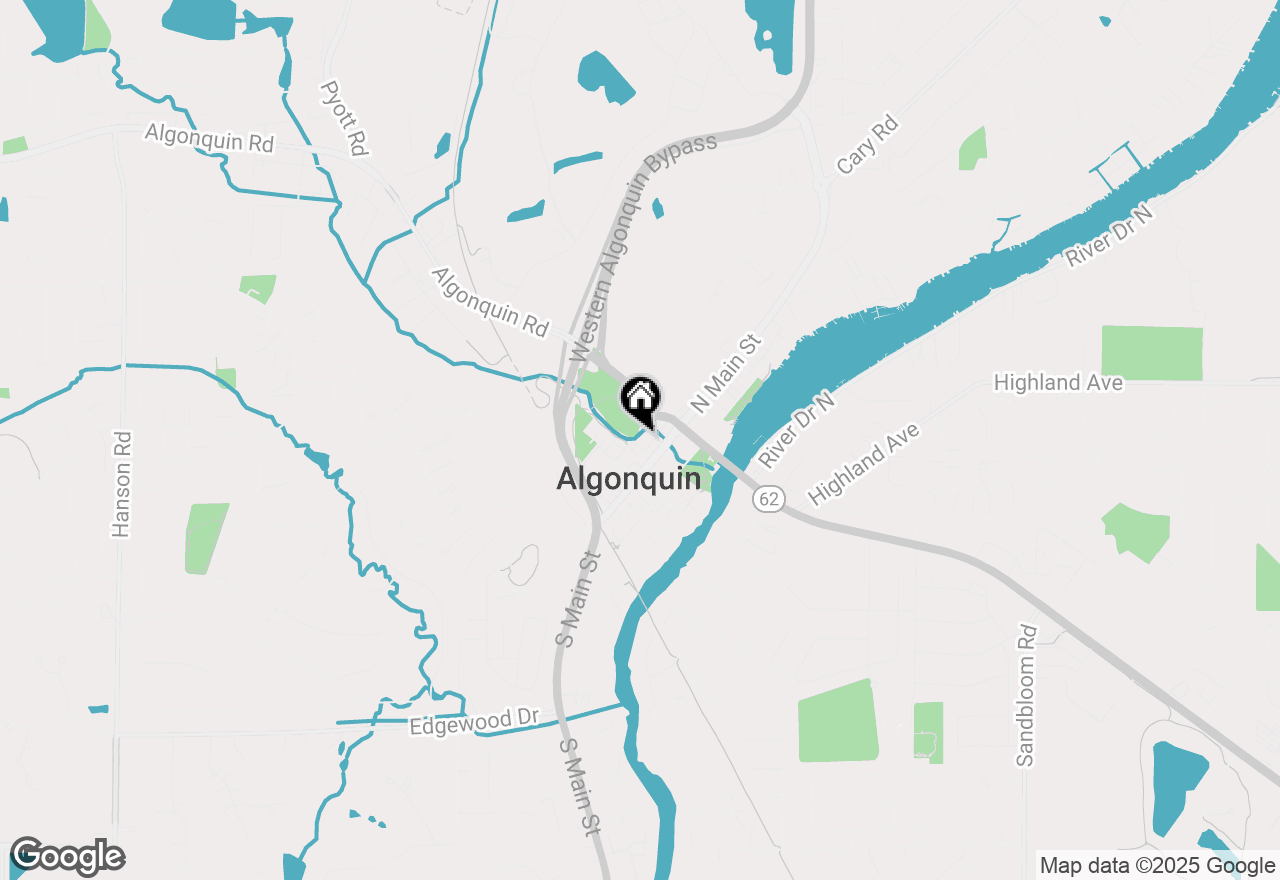 Map of 100 S Main Street #13, Algonquin, IL 60102