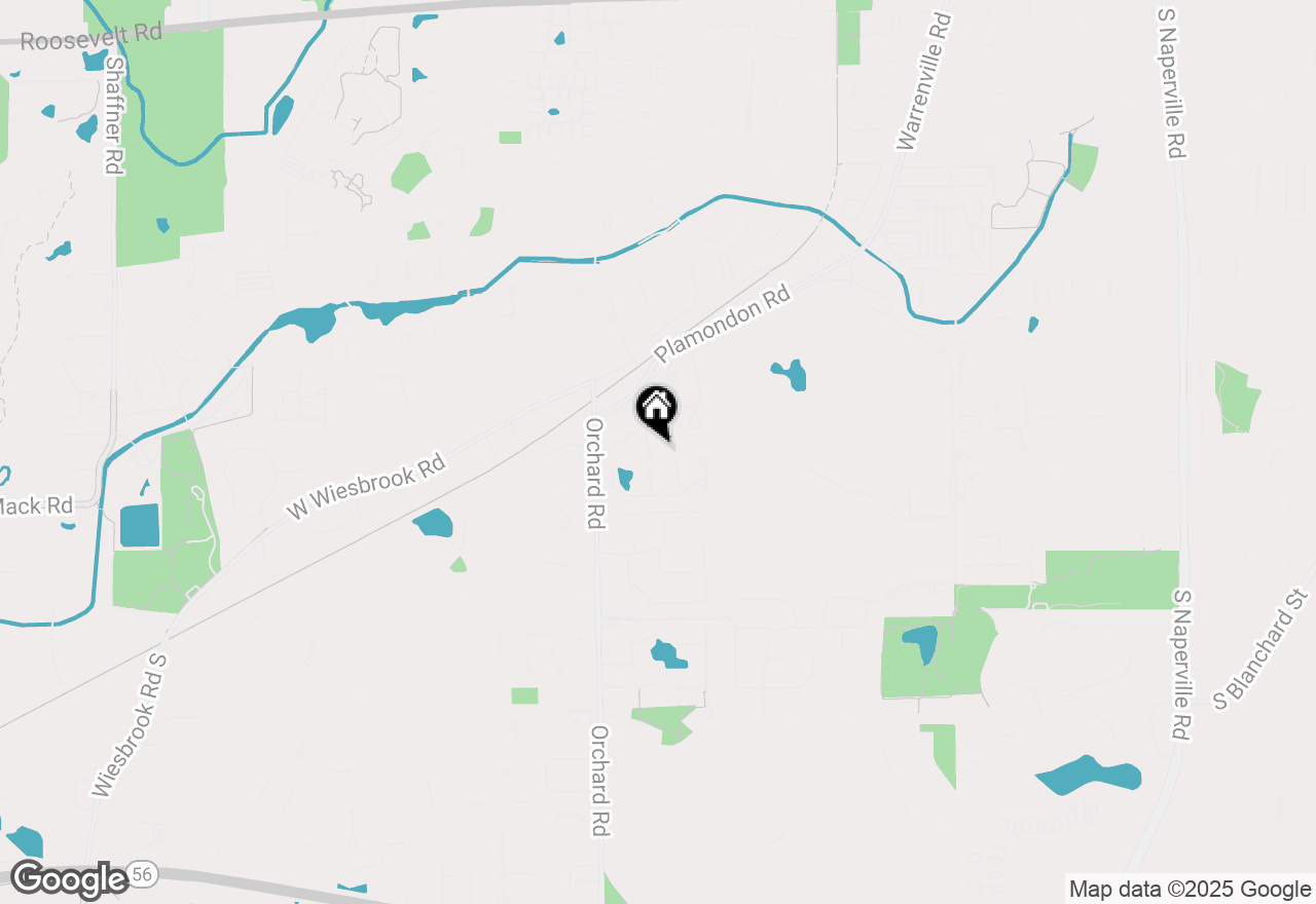 Map of 1S771 Carrol Gate Road, Wheaton, IL 60189