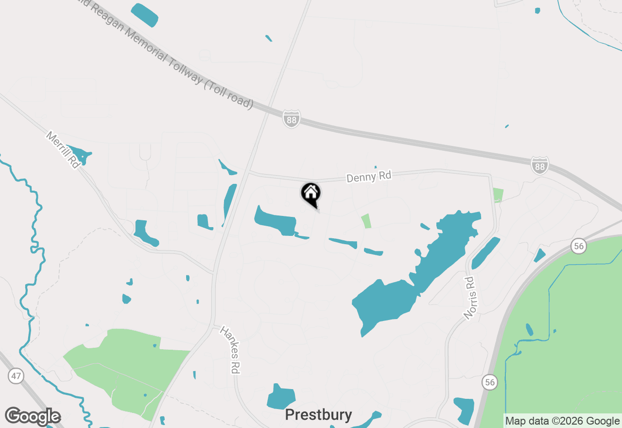 Map of 756 Pembridge Place, Sugar Grove, IL 60554