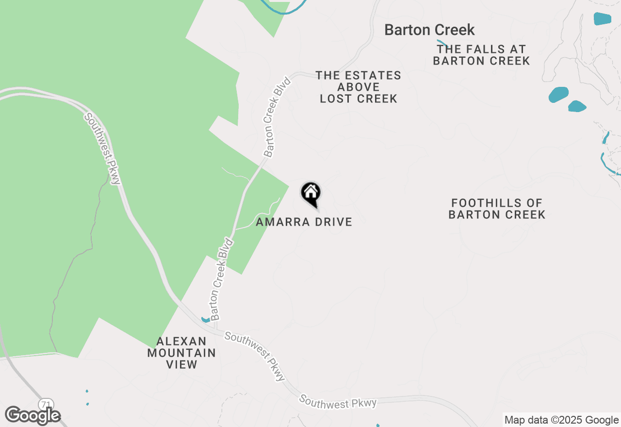 Map of 4416 Amarra Dr, Austin, TX 78735