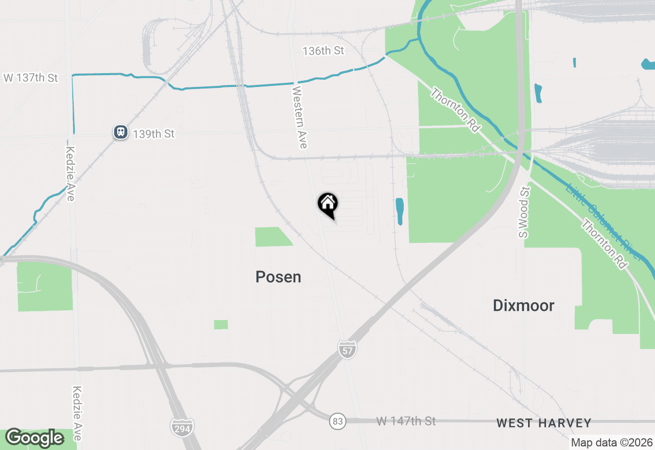 Map of 14139 S Western Avenue #325, Dixmoor, IL 60426