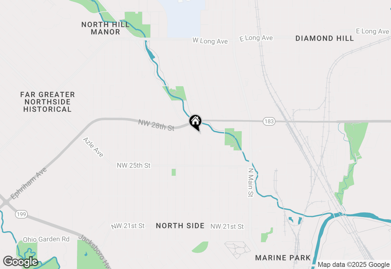 Map of 2619 Prospect Avenue, Fort Worth, TX 76164