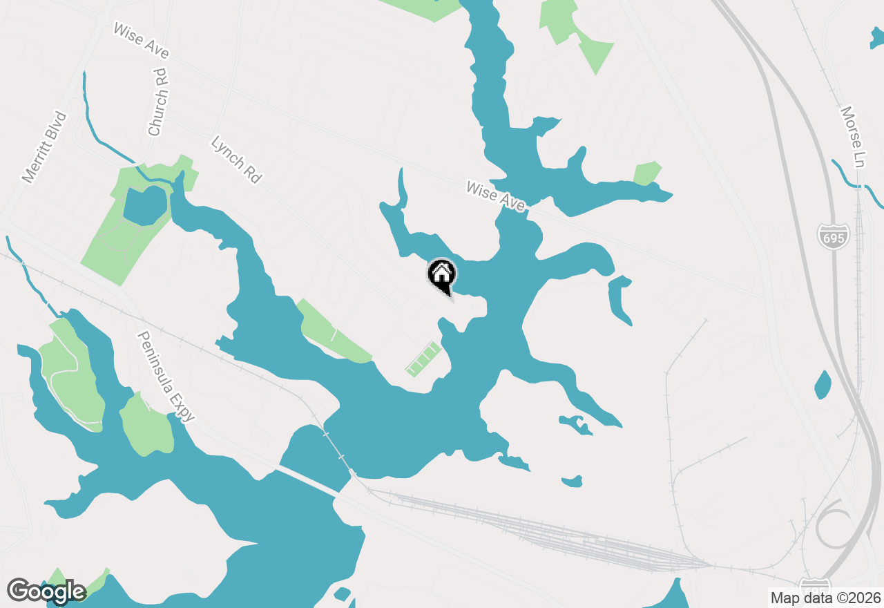 Map of 1903 Quentin Road, Baltimore, MD 21222