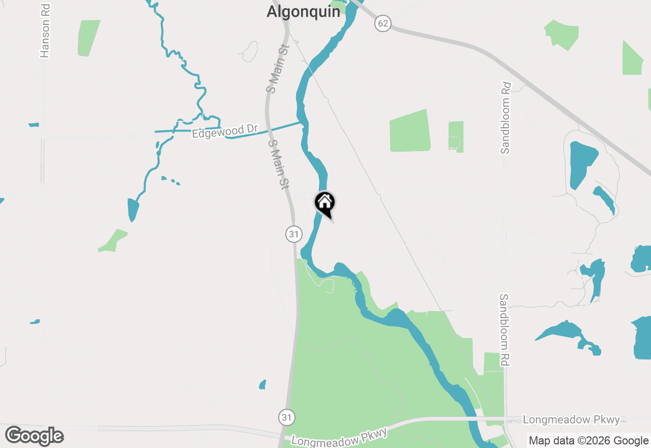 Map of 1210 Winaki Trail, Algonquin, IL 60102