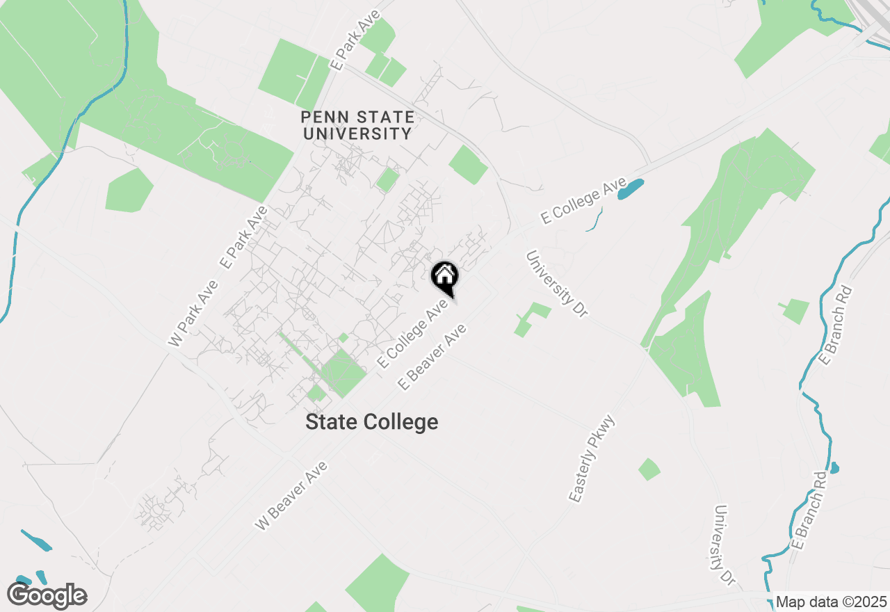Map of 452 E College Avenue, State College, PA 16801