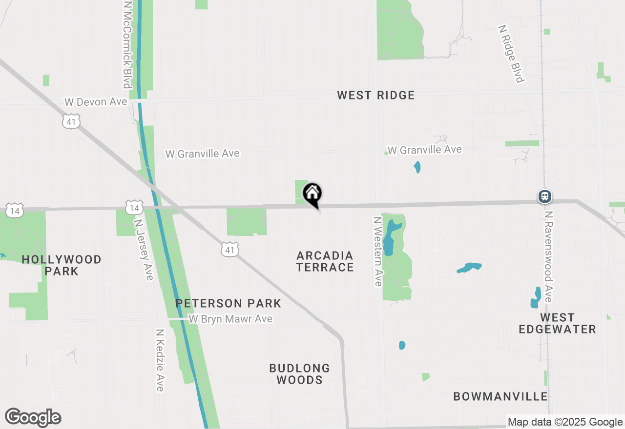 Map of 5943 N Talman Avenue, Chicago, IL 60659