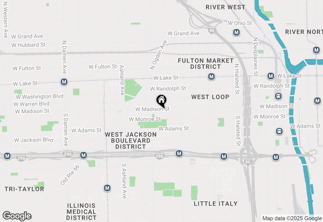 Map of 1301 W Madison Street #315, Chicago, IL 60607